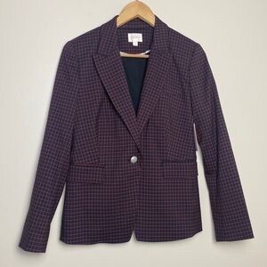 Riley & Rae Mini-checkered Blazer Size 4
